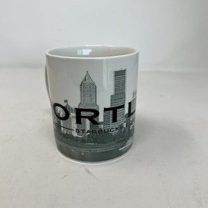 Starbucks Coffee & Tea Mug Portland "The City of Rose" - Skyline Series Barista